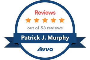 Reviews of 5 stars out of 53 reviews / Patrick J. Murphy / Avvo - Badge
